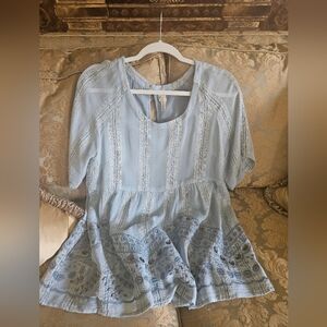 Raga by Anthropologie blue shirt